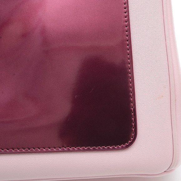 Christian Dior Dior B 2WAY Handbag Leather Pink M0981RFSK - Picture 4 of 7